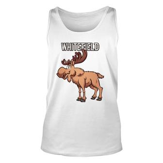 Whitefield New Hampshire Moose Product Unisex Tank Top | Mazezy