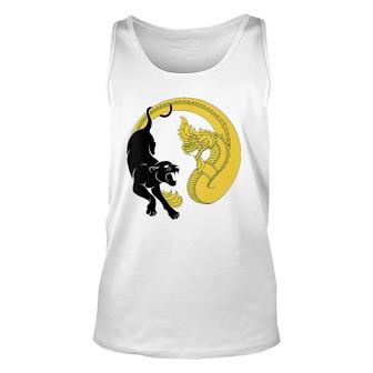 Womens Southeast Asian Yellow Peril Supports Black Power Unisex Tank Top | Mazezy
