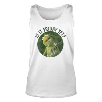 Womens The Muppet Is It Friday Yet Unisex Tank Top | Mazezy