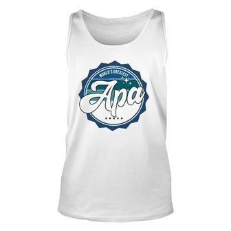 World's Greatest Apa Hungarian Dad Unisex Tank Top | Mazezy