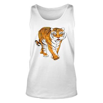 Year Of The Tiger 2022 Tiger Growling Mouth Open Bengal Men Tank Top | Mazezy