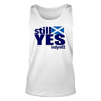 Yes To Scottish Independence Referendum Indyref2 Ver2 Unisex Tank Top | Mazezy DE