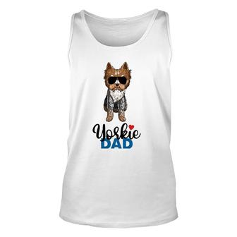 Yorkshire Terrier Papa Yorkie Dad Unisex Tank Top | Mazezy