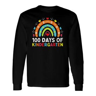 100 Days Of Kindergarten School Teacher Or Student Smarter Long Sleeve T-Shirt T-Shirt | Mazezy UK
