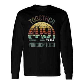 49Th Years Wedding Anniversary For Couples Matching Long Sleeve T-Shirt T-Shirt | Mazezy