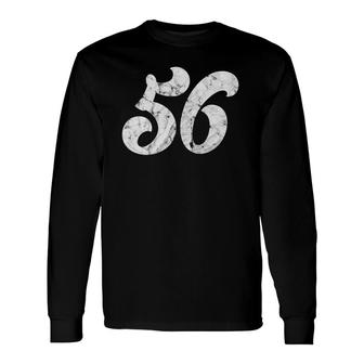 56Th Birthday Classic Vintage 56 Years Old Long Sleeve T-Shirt | Mazezy