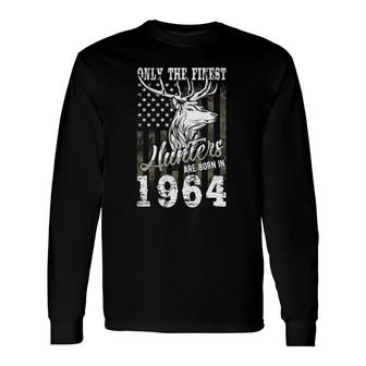 58Th Birthday For 58 Years Old Deer Hunter Hunting 1964 Ver2 Long Sleeve T-Shirt T-Shirt | Mazezy CA