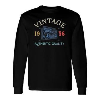 66 Years Old 1956 Vintage 66Th Birthday Idea Tank Top Long Sleeve T-Shirt | Mazezy