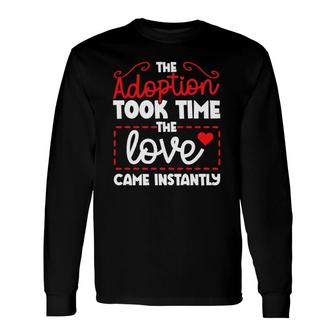 Adoption Mom Dad Apparel Adoptive Mother Adoptive Parents Long Sleeve T-Shirt T-Shirt | Mazezy