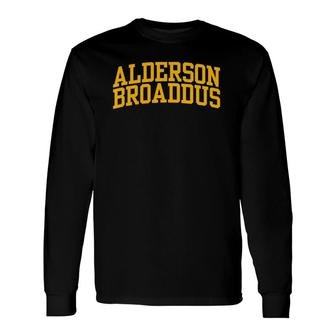 Alderson Broaddus School Student University Oc0236 Long Sleeve T-Shirt T-Shirt | Mazezy