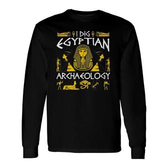 Archaeology Egyptian Cool Ancient Egypt Long Sleeve T-Shirt T-Shirt | Mazezy