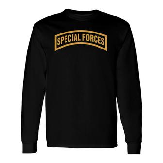 Army Special Forces Tab Long Sleeve T-Shirt T-Shirt | Mazezy