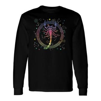 Astrology Water Sign Horoscope Zodiac Sign Scorpio Long Sleeve T-Shirt T-Shirt | Mazezy