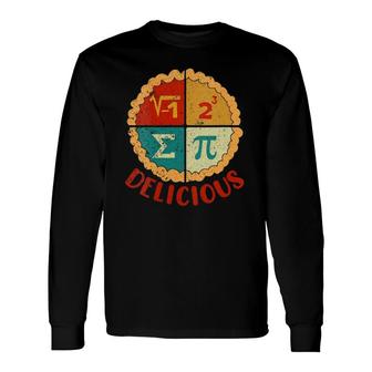 I Ate Sum Pi Math Equation Some Pie It Was Delicious Long Sleeve T-Shirt T-Shirt | Mazezy