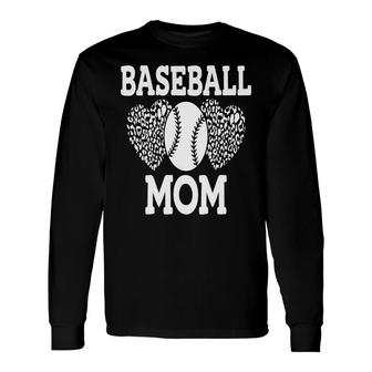 Baseball Mom I Love Baseball Sport Mom Long Sleeve T-Shirt - Thegiftio