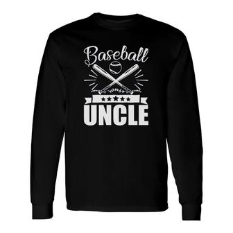 Baseball Uncle Long Sleeve T-Shirt T-Shirt | Mazezy