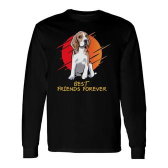 Beagle Best Friends Idea Vintage Retro Long Sleeve T-Shirt T-Shirt | Mazezy