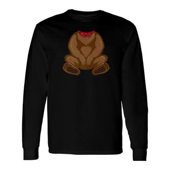 Bear Costume Hilarious Halloween Teddy Long Sleeve T-Shirt - Thegiftio UK