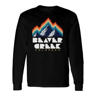 Beaver Creek Colorado Usa Ski Retro Long Sleeve T-Shirt T-Shirt | Mazezy