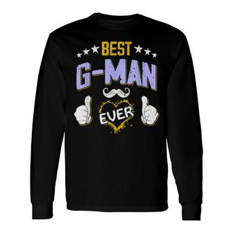 Best Ever Personalized Grandpa Long Sleeve T-Shirt T-Shirt | Mazezy