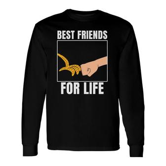 Best Friends For Life Chicken Fist Bump Long Sleeve T-Shirt T-Shirt | Mazezy