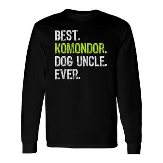 Best Komondor Dog Uncle Ever Raglan Baseball Tee Long Sleeve T-Shirt T-Shirt | Mazezy