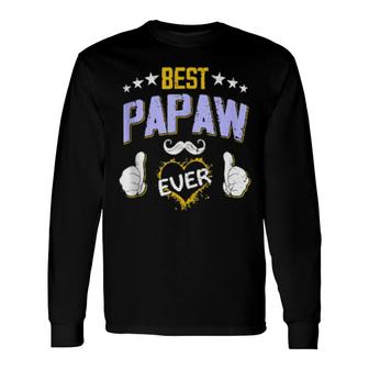 Best Papaw Ever Personalized Grandpa Long Sleeve T-Shirt T-Shirt | Mazezy