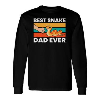 Best Snake Dad Ever Snake Long Sleeve T-Shirt T-Shirt | Mazezy