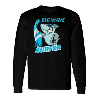 Big Wave Surfer Surfing Long Sleeve T-Shirt T-Shirt | Mazezy