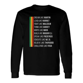 Black Power Black History Month Long Sleeve T-Shirt T-Shirt | Mazezy
