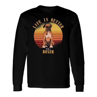 Boxer Dog Owner Boxer Dog For Long Sleeve T-Shirt T-Shirt | Mazezy