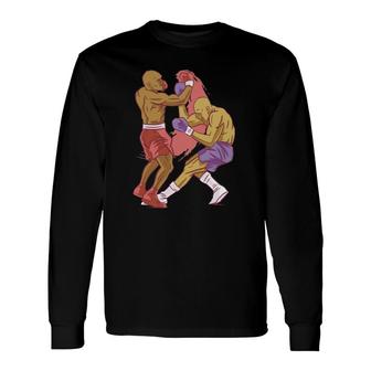 Boxers Fighting Match Boxing Lover Long Sleeve T-Shirt T-Shirt | Mazezy