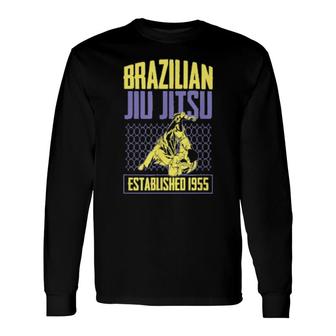 Brazilian Jiu Jitsu Established 1955 Bjj Master Training Long Sleeve T-Shirt T-Shirt | Mazezy