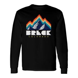 Breck Colorado Retro Usa Ski Long Sleeve T-Shirt T-Shirt | Mazezy