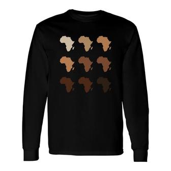 Brown Intresting Graphic Art Black Women Long Sleeve T-Shirt - Thegiftio