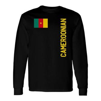Cameroonian Flag And Cameroon Roots Premium Long Sleeve T-Shirt T-Shirt | Mazezy