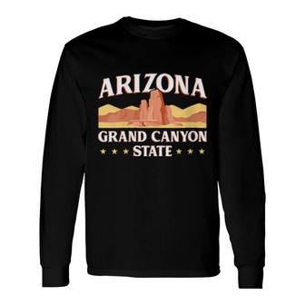 Camping Mountain Arizona Grand Canyon State Long Sleeve T-Shirt T-Shirt | Mazezy