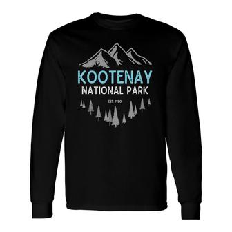 Canadian Rocky Mountains Kootenay National Park Bc Long Sleeve T-Shirt T-Shirt | Mazezy