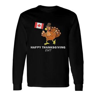 Canadian Thanksgiving Dinner Long Sleeve T-Shirt T-Shirt | Mazezy