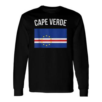 Cape Verde Cabo Verdean Flag Cape Verde Flag Long Sleeve T-Shirt T-Shirt | Mazezy