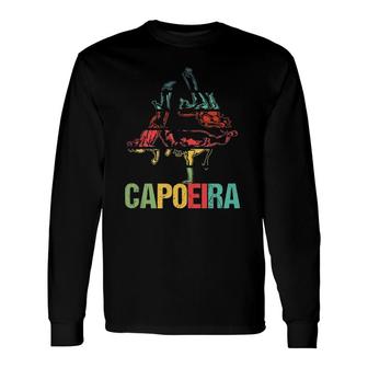 Capoeira Instructor Trainer Afro Brazilian Acrobatics Long Sleeve T-Shirt T-Shirt | Mazezy