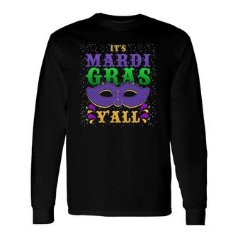 Carnival Celebration Masquerade Mardi Gras Long Sleeve T-Shirt T-Shirt | Mazezy