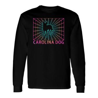 Carolina Dog Retro Dog Long Sleeve T-Shirt | Mazezy