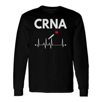 Certified Registered Nurse Anesthetist Crna Long Sleeve T-Shirt | Mazezy