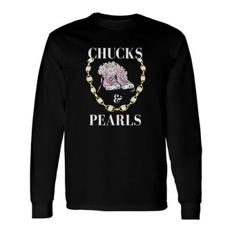 Chucks And Pearls 2021 Flowers Long Sleeve T-Shirt T-Shirt | Mazezy