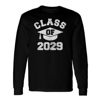 Class Of 2029 Grow With Me , First Day School 5Th Grade Long Sleeve T-Shirt T-Shirt | Mazezy