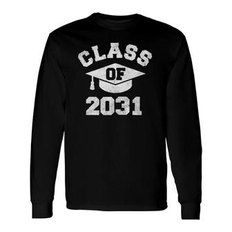 Class Of 2031 Grow With Me 3Rd Grade First Day School Long Sleeve T-Shirt T-Shirt | Mazezy