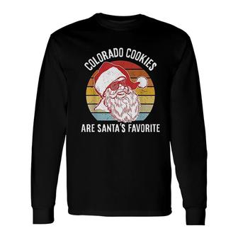 Colorado Cookies Are Santa Favorite Long Sleeve T-Shirt T-Shirt | Mazezy