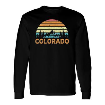 Colorado Vintage Retro 4Th Of July Mountains Mountaineer Usa Long Sleeve T-Shirt T-Shirt | Mazezy