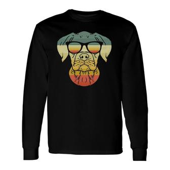 Cool Boxer Owner Dog Lover Retro Vintage Boxer Long Sleeve T-Shirt T-Shirt | Mazezy